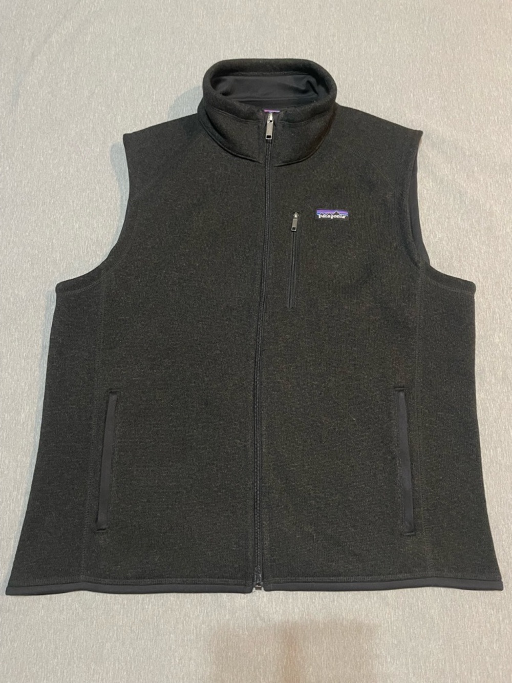 Patagonia Better Sweater Fleece Vest Black Full Zip Men’s Large